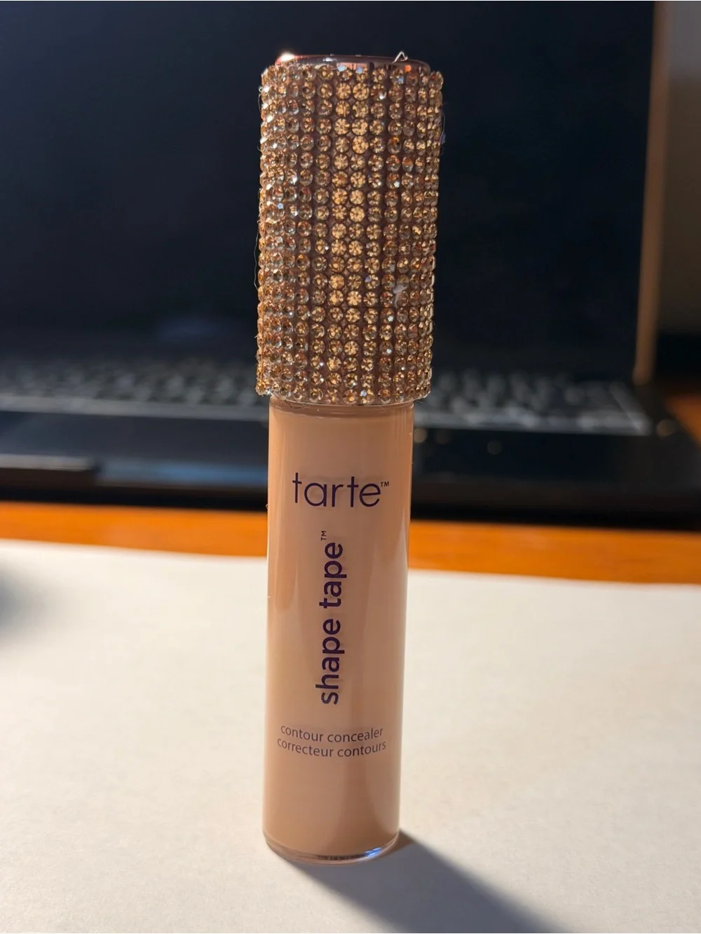 tarte Shape Tape Concealer in Light Beige with Gold Rhinestone Cap